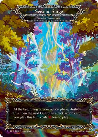 Seismic Surge (Forest) (Marvel) (MPG112)  Cold Foil