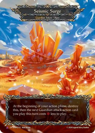 Seismic Surge (Crystal) (Marvel) (MPG112)  Cold Foil