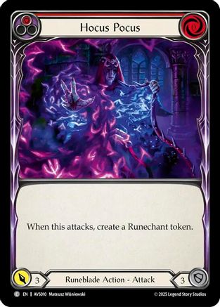 Hocus Pocus (Red) (AVS010)