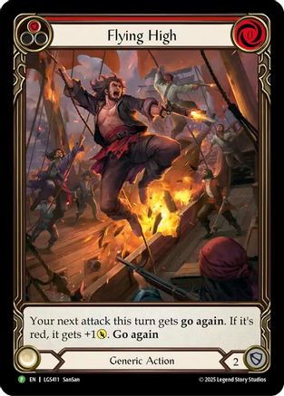 Flying High (Red) - LGS411 (LGS411)  Rainbow Foil
