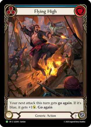 Flying High (Blue) - LGS413 (LGS413)  Rainbow Foil