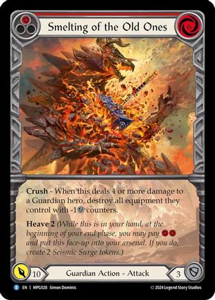 Smelting of the Old Ones (Extended Art) (MPG028)  Rainbow Foil