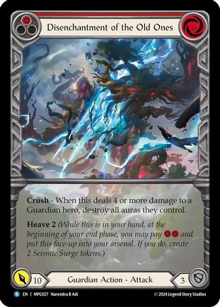 Disenchantment of the Old Ones (Extended Art) (MPG027)  Rainbow Foil