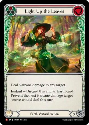 Light Up the Leaves (Red) (SUP264)