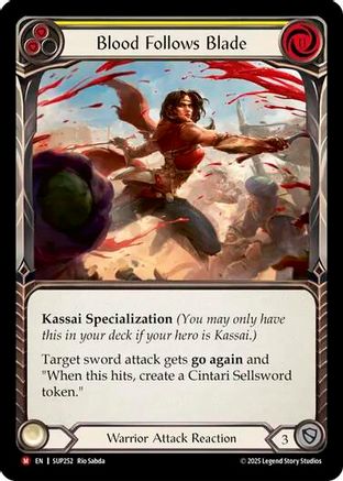 Blood Follows Blade (SUP252)