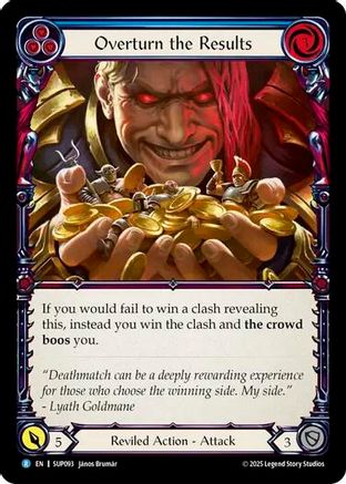 Overturn the Results (SUP093)  Rainbow Foil