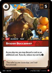 Brazen Buccaneer Rainbow Foil