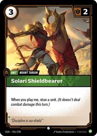 Solari Shieldbearer Rainbow Foil