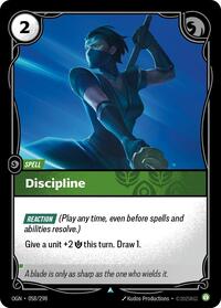 Discipline Rainbow Foil