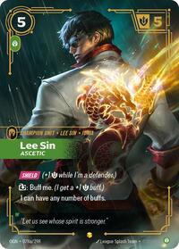 Lee Sin Ascetic Alternate Art