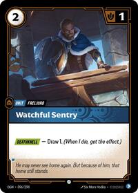 Watchful Sentry Rainbow Foil