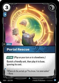 Portal Rescue Rainbow Foil