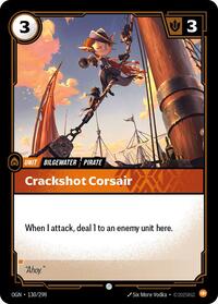 Crackshot Corsair Rainbow Foil