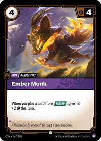 Ember Monk Rainbow Foil