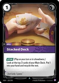 Stacked Deck Rainbow Foil