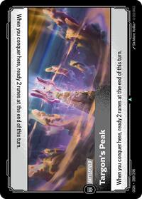 Targons Peak Rainbow Foil