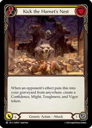 Kick the Hornet's Nest (SUP217)  Rainbow Foil