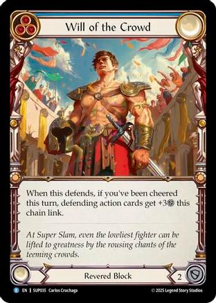 Will of the Crowd (SUP035)  Rainbow Foil