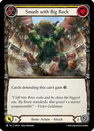 Smash with Big Rock (SUP133)  Rainbow Foil