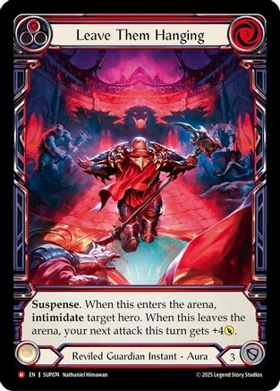 Leave Them Hanging (Extended Art) (SUP074)  Cold Foil