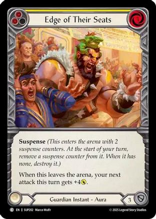 Edge of Their Seats (Yellow) (SUP202)  Rainbow Foil