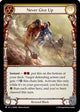 Never Give Up (SUP026)  Rainbow Foil