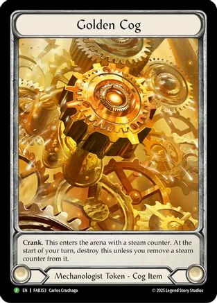 Golden Cog - FAB353 (FAB353)  Cold Foil