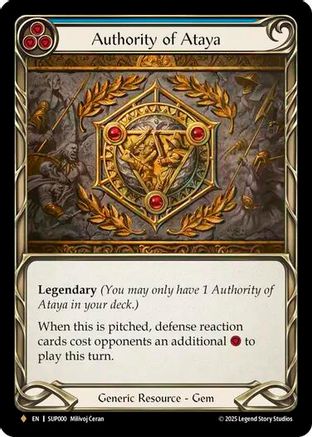 Authority of Ataya (SUP000)  Rainbow Foil