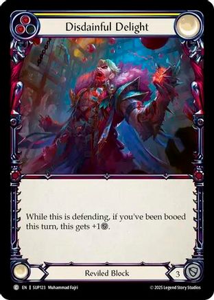 Disdainful Delight (SUP123)  Rainbow Foil