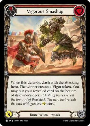 Vigorous Smashup (Red) (SUP164)  Rainbow Foil