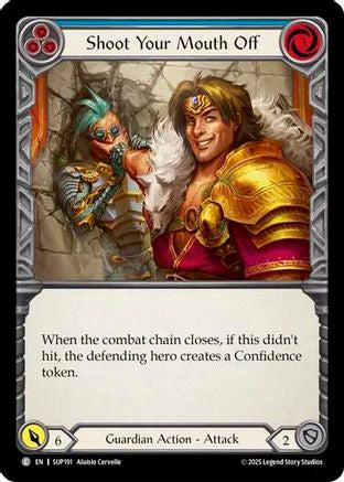 Shoot Your Mouth Off (Blue) (SUP191)  Rainbow Foil