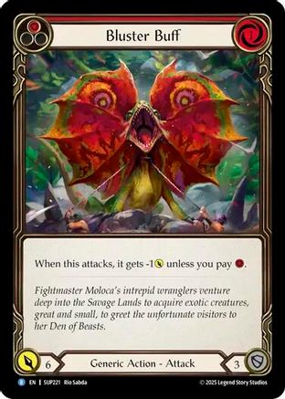 Bluster Buff (SUP221)  Rainbow Foil