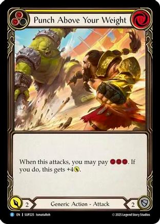 Punch Above Your Weight (Yellow) (SUP225)  Rainbow Foil
