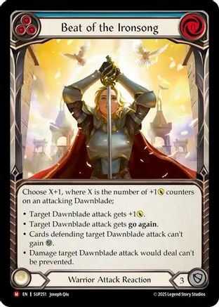 Beat of the Ironsong (SUP251)  Rainbow Foil