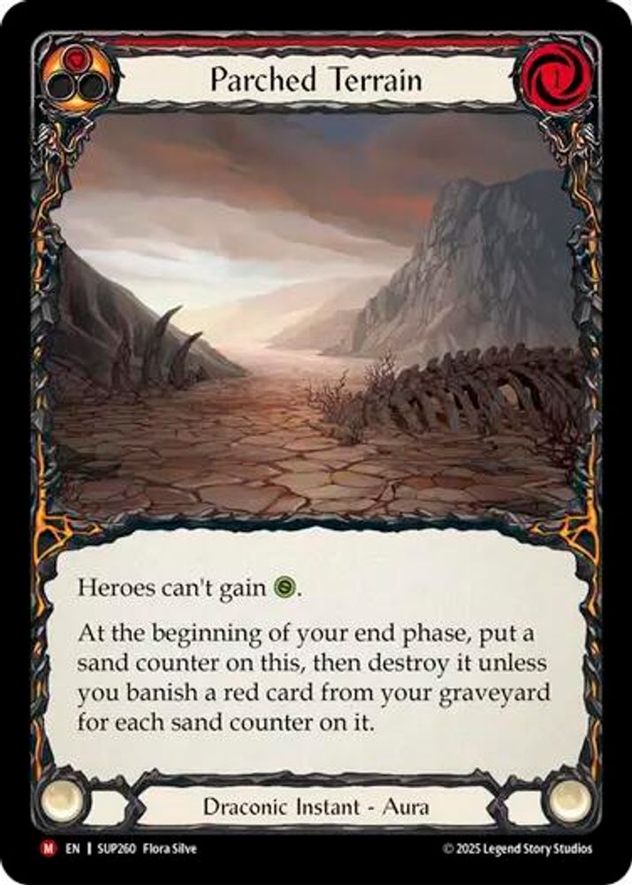 Parched Terrain (SUP260)  Rainbow Foil