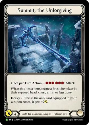 Summit, the Unforgiving (GEM070)  Cold Foil