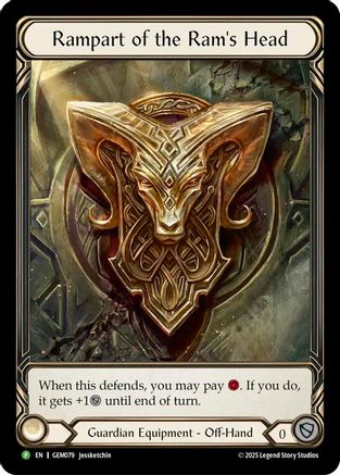Rampart of the Ram's Head (GEM079)  Rainbow Foil