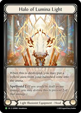 Halo of Lumina Light (GEM080)  Rainbow Foil
