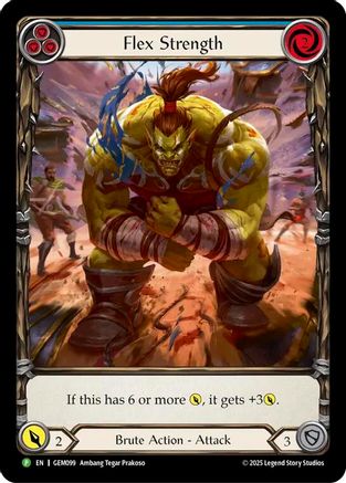 Flex Strength (GEM099)  Rainbow Foil