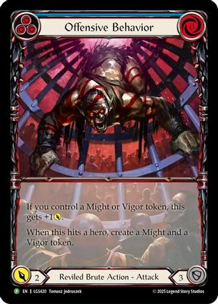 Offensive Behavior - LGS420 (LGS420)  Cold Foil