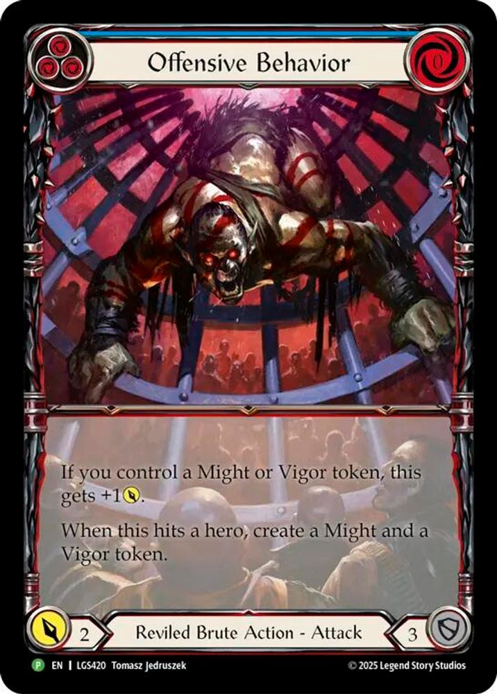 Offensive Behavior - LGS420 (LGS420)  Cold Foil