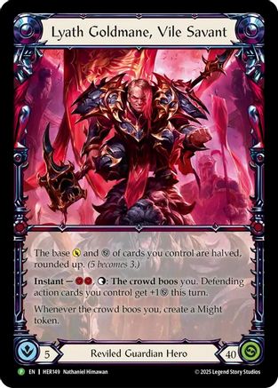 Lyath Goldmane, Vile Savant - HER149 (HER149)  Rainbow Foil