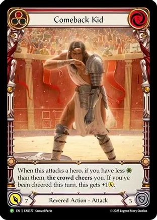 Comeback Kid (Red) - FAB377 (FAB377)  Rainbow Foil