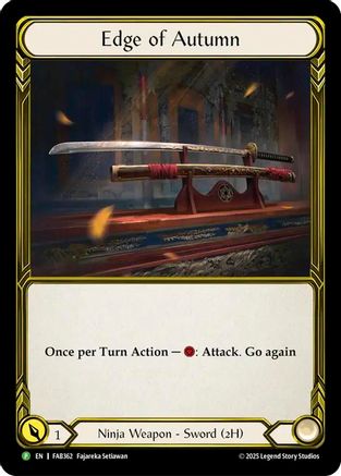 Edge of Autumn (Golden) - FAB362 (ASR002)  Cold Foil
