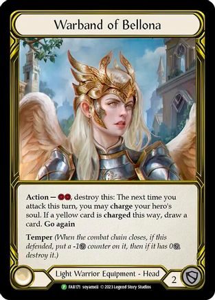 Warband of Bellona (Golden) - FAB171 (FAB171)  Cold Foil