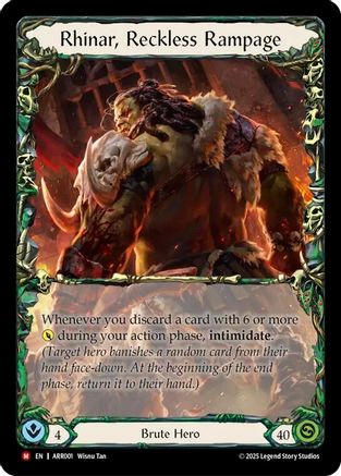 Rhinar, Reckless Rampage (ARR001)
