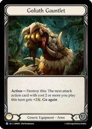 Goliath Gauntlet (ARR005)  Rainbow Foil