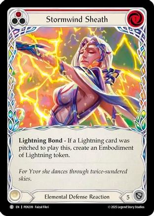 Stormwind Sheath (PEN209)  Rainbow Foil