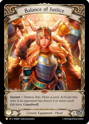 Balance of Justice (ANQ004)  Rainbow Foil