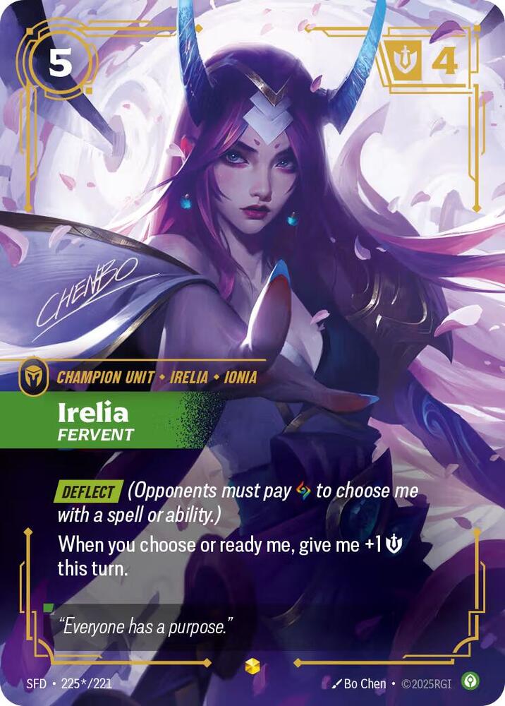 Irelia Fervent Signature